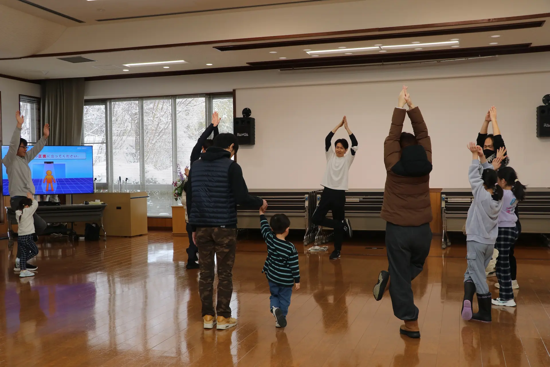 親子で一緒にスポトレ
